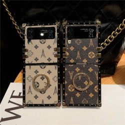 Luxury Fashion Square Leather Phone Case for Samsung Galaxy 