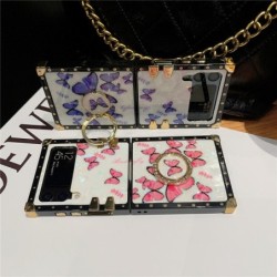 Fashion Cartoon Glitter Butterfly Cover For Samsung Galaxy Z Flip 3  Shockproof Square Phone Case For Samsung Galaxy Z Flip 4