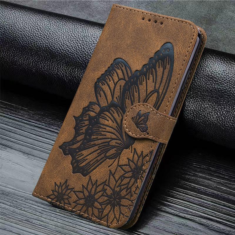 Butterfly Leather Phone Case For Samsung Galaxy A13 A14 A15 A23 A24 A25 A33 A34 A35 A52 A53 A54 A55 A72 Wallet Bags Flip Cover