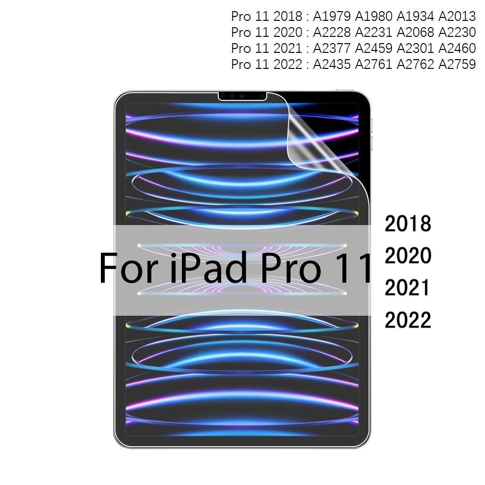 1 Piece Paper-Feel Screen Protector For Ipad Pro 13 12.9 11 2024 M4 Air 4 5 3 10th 9th 8th 7th Generation Mini 6 Matte Matte PET Film, Anti-Glare, 3H Hardness