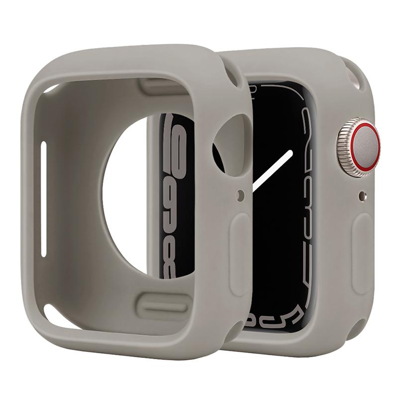 Soft Silicone Case For Apple Watch 8 45mm 7 41mm 44mm 40mm 42mm 38mm Protection Shell Cover For iWatch Series 8 7 6 5 4 3 SE