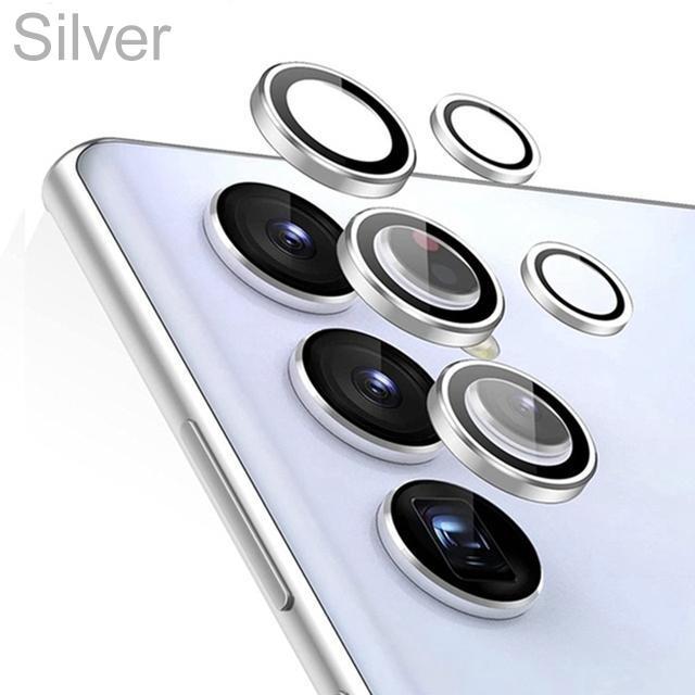 For Samsung S24 S23 S22 Ultra Camera Lens Protector Aluminum Alloy Metal Tempered Glass Camera Film For S24Plus S23 Plus S23FE