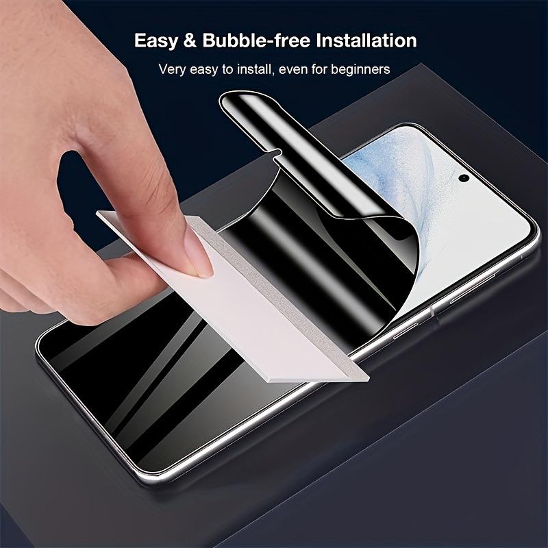 [Support Fingerprint] 1 Piece Privacy Soft Hydrogel Film Screen Protector For Samsung Galaxy S24 Ultra S23FE S22 S21 S20 S10 S9 S8 Note20 Anti-Scratch Full Coverage Film (Not Tempered Glass)