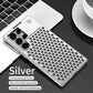 Luxury Metal Cooling Hollow Aluminum Phone Case For Samsung S24 S24Plus S24Ultra S23Ultra S22Ultra Aroma Diffuser Heat Dissipation Cover