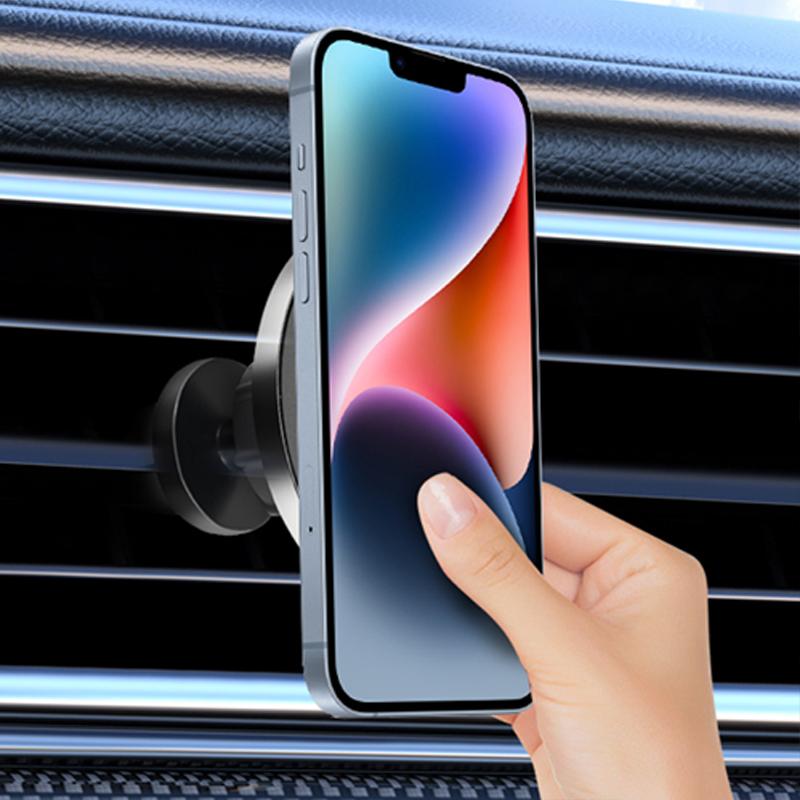 Strong Magnetic Car Cellphone Holder for Magsafe Stand Instrument Panel Magnet Accessories Vent Support for Samsung iPhone 16 15 14 13 12