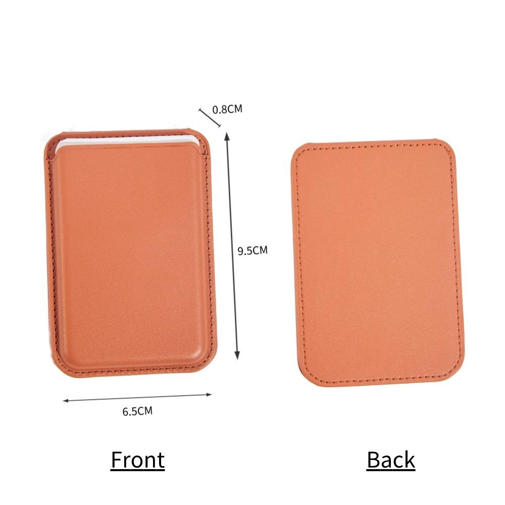 Strong Magnetic Folding Wallet Card Bag Holder Leather Case for Magsafe iPhone 16 15 14 13 Pro Max 12 Mini Plus Magnetic Stand Cover