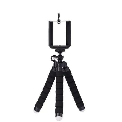 Mini Flexible Sponge Octopus Tripod For IPhone xiaomi bendable Mobile Phone Smartphone Tripod For Gopro 8 7 Camera