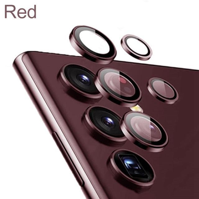 For Samsung S24 S23 S22 Ultra Camera Lens Protector Aluminum Alloy Metal Tempered Glass Camera Film For S24Plus S23 Plus S23FE