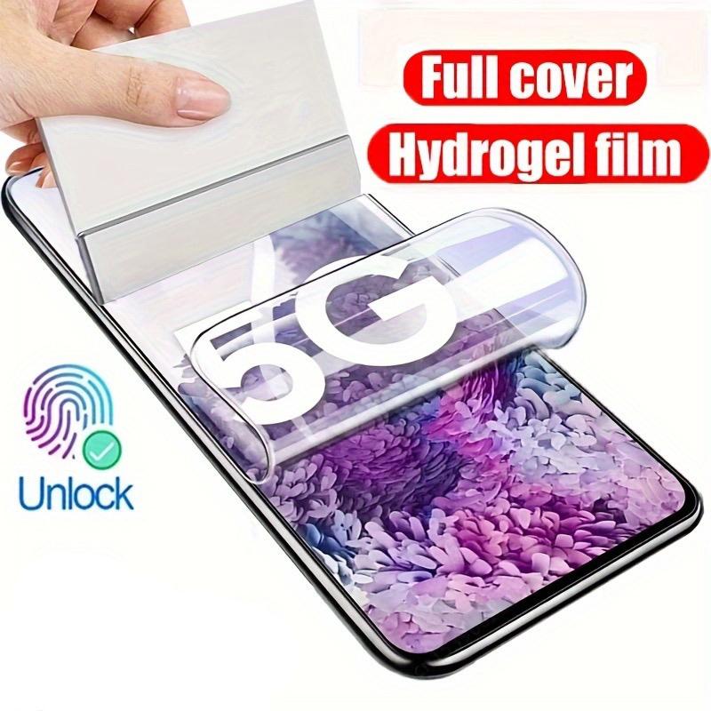 [Support Fingerprint] 1 Piece HD Soft Hydrogel Film Screen Protector For Samsung Galaxy S24 Ultra S23FE S22 S21 S20 S10 S9 S8 Note20 Note10 A14 A15 A24 A25 A34 A35 A54 A55 A73 (Not Tempered Glass)