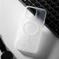 Art Spray Painting Corrugated Matte Hard PC Case For iPhone 16 15 14 13 12 Pro Max Plus For Magsafe Magnetic Wireless Charge Cover