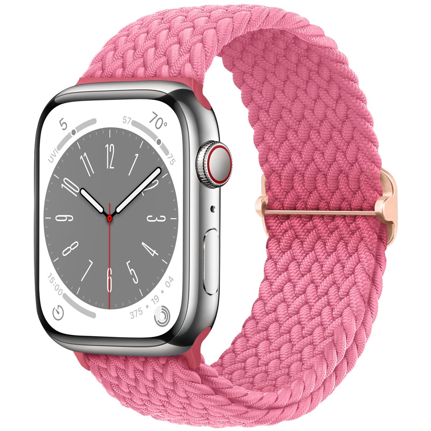 Braided Solo Loop For Apple watch band 44mm 40mm 49mm 45mm 41mm 38mm Elastic Nylon bracelet iWatch series 8 3 se 6 7 Ultra strap