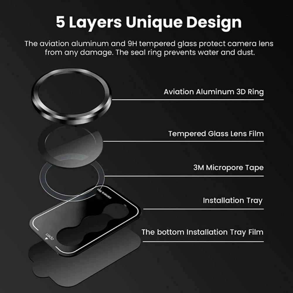 Metal Camera Protector For Samsung A54 A34 A14 A24 Camera Cover Metal Lens Glass Ring