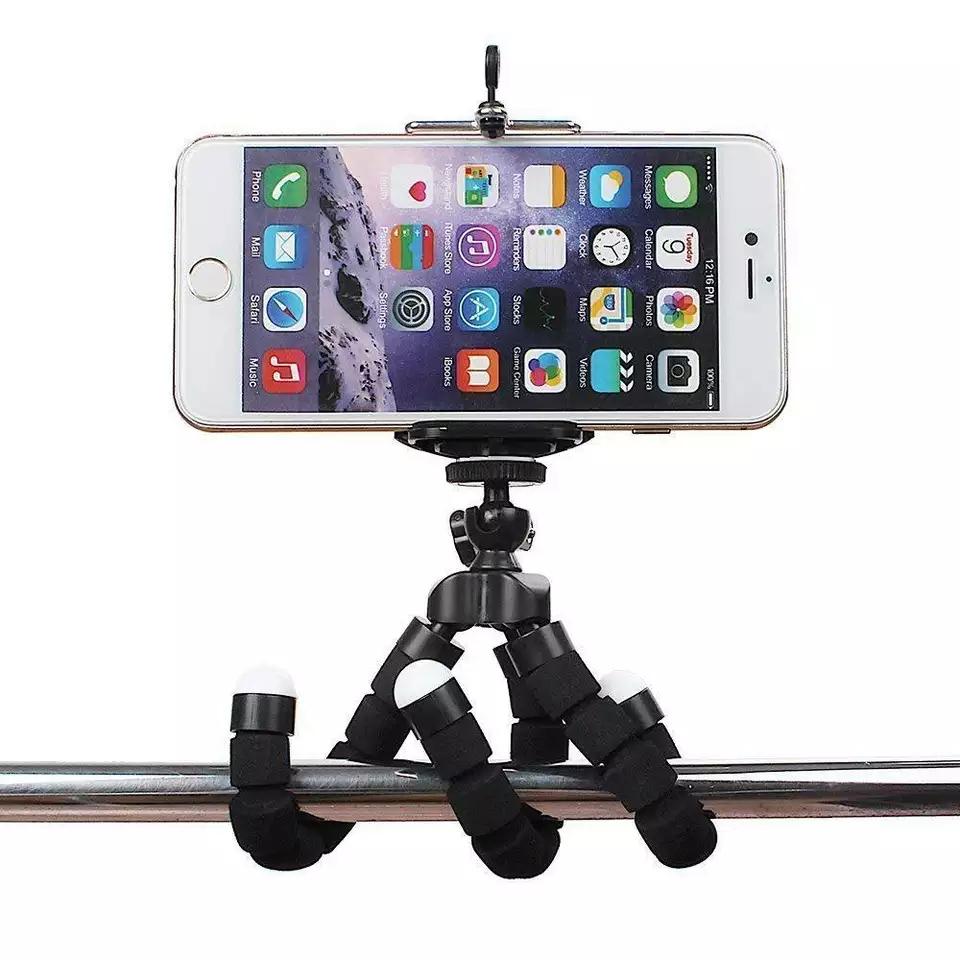 Mini Flexible Sponge Octopus Tripod For IPhone xiaomi bendable Mobile Phone Smartphone Tripod For Gopro 8 7 Camera