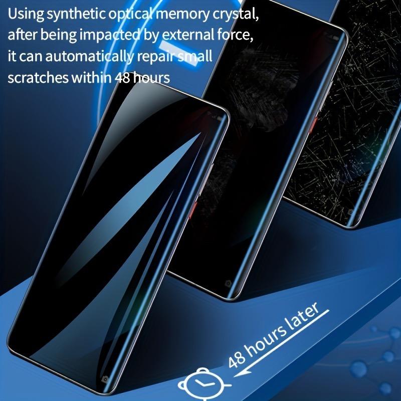 [Support Fingerprint] 1 Piece Privacy Soft Hydrogel Film Screen Protector For Samsung Galaxy S24 Ultra S23FE S22 S21 S20 S10 S9 S8 Note20 Anti-Scratch Full Coverage Film (Not Tempered Glass)