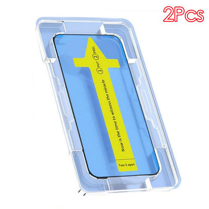 2pcs Install Tool Accessories Curved Edge Tempered Glass For Samsung Galaxy S24Ultra S24Plus S24FE S24 S23Ultra S23Plus S23FE S23 S22Ultra S22Plus S22 S21Ultra Screen Protector Film