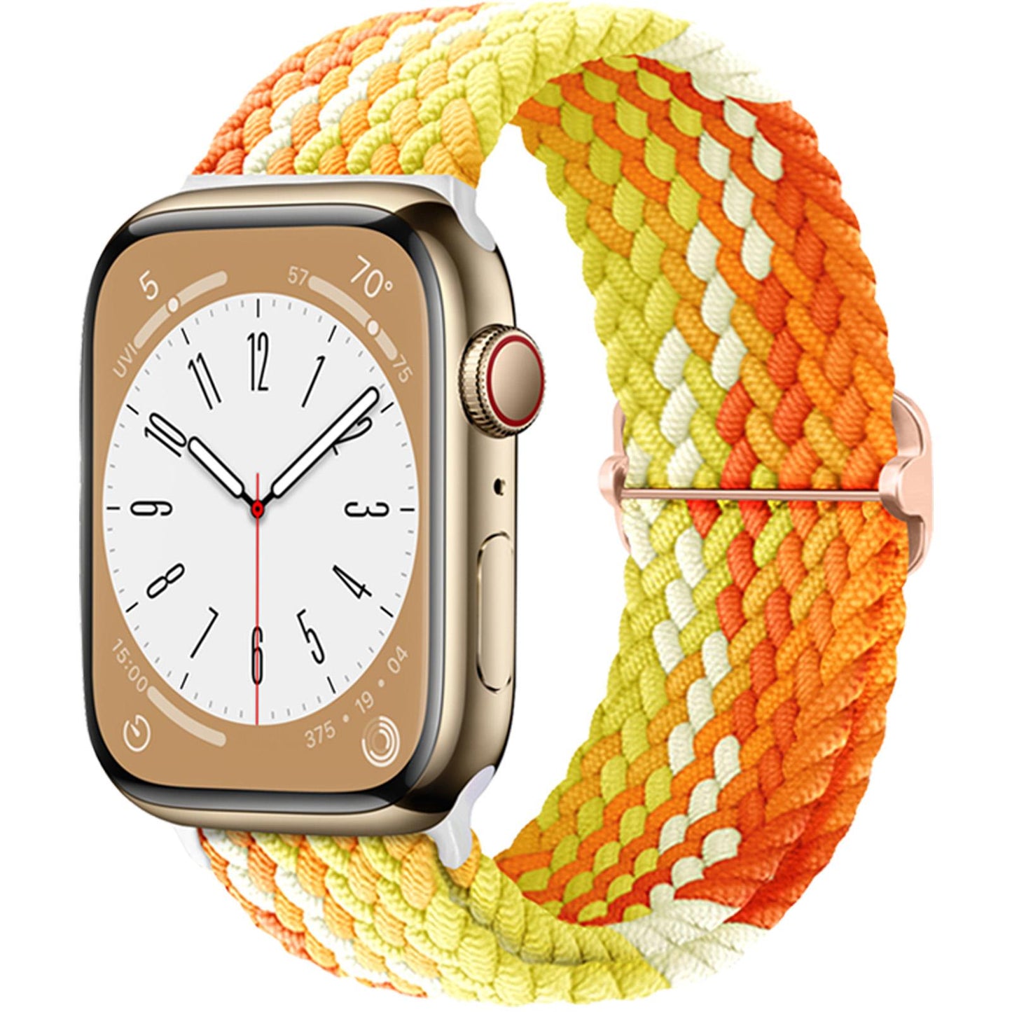 Braided Solo Loop For Apple watch band 44mm 40mm 49mm 45mm 41mm 38mm Elastic Nylon bracelet iWatch series 8 3 se 6 7 Ultra strap