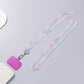 New Necklace Phone Lanyard With Slot Card 120CM Colorful Crossbody Cellphone Strap Chain For iPhone Samsung Accessories