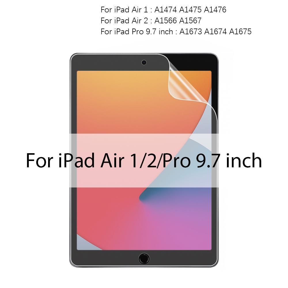 1 Piece Write Paper Film, with Locating Line, Easy to Install Screen Protector For Ipad Pro 13 12.9 11 2024 M4 Air 4 5 3 10th 9th 8th 7th Generation Mini 6 Matte Matte PET Film