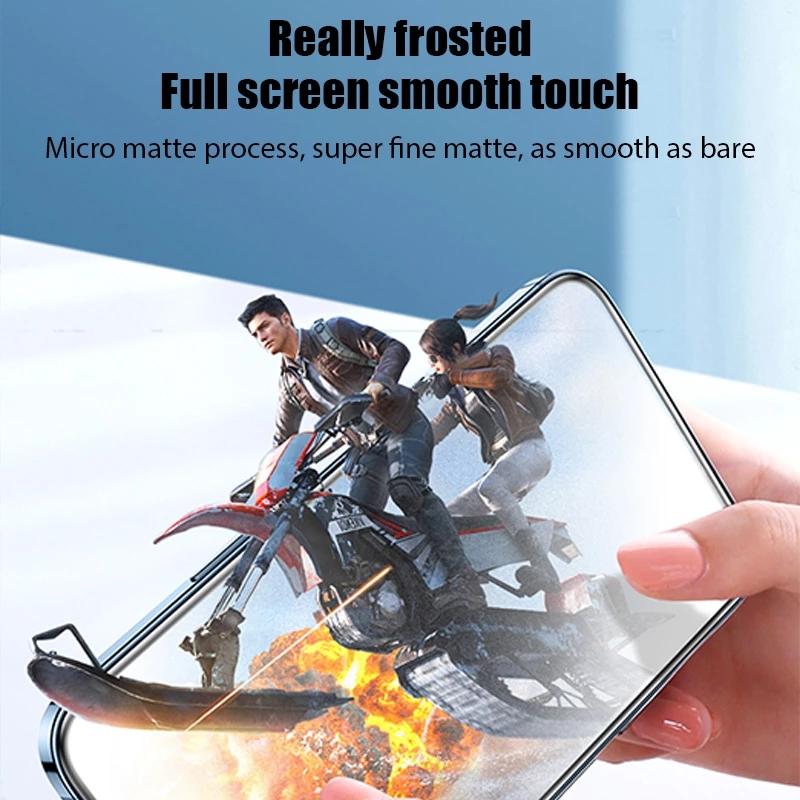 For iPhone 16 15 14 13 12 11 Pro Max X XS XR XSMax, 1 Piece Matte Privacy Screen Protector Anti-Fingerprints Anti-Glare Screen Protector Anti-Spy Tempered Glass