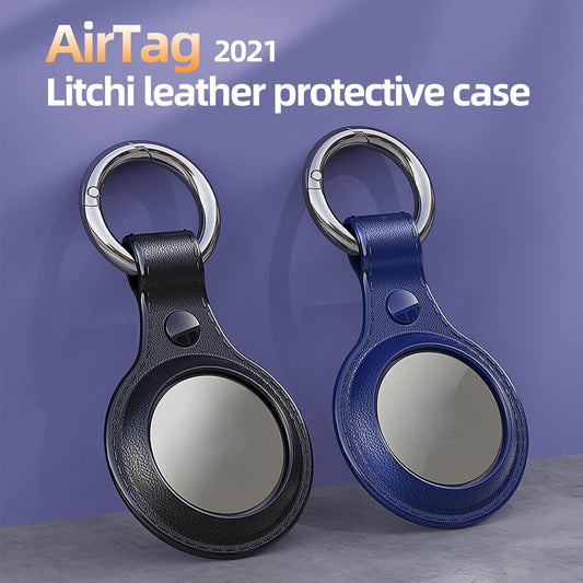 Protective Cover For Apple Airtag Case Anti-scratch Anti-drop TPU Shell For Air Tag Locator Tracker with Keychain