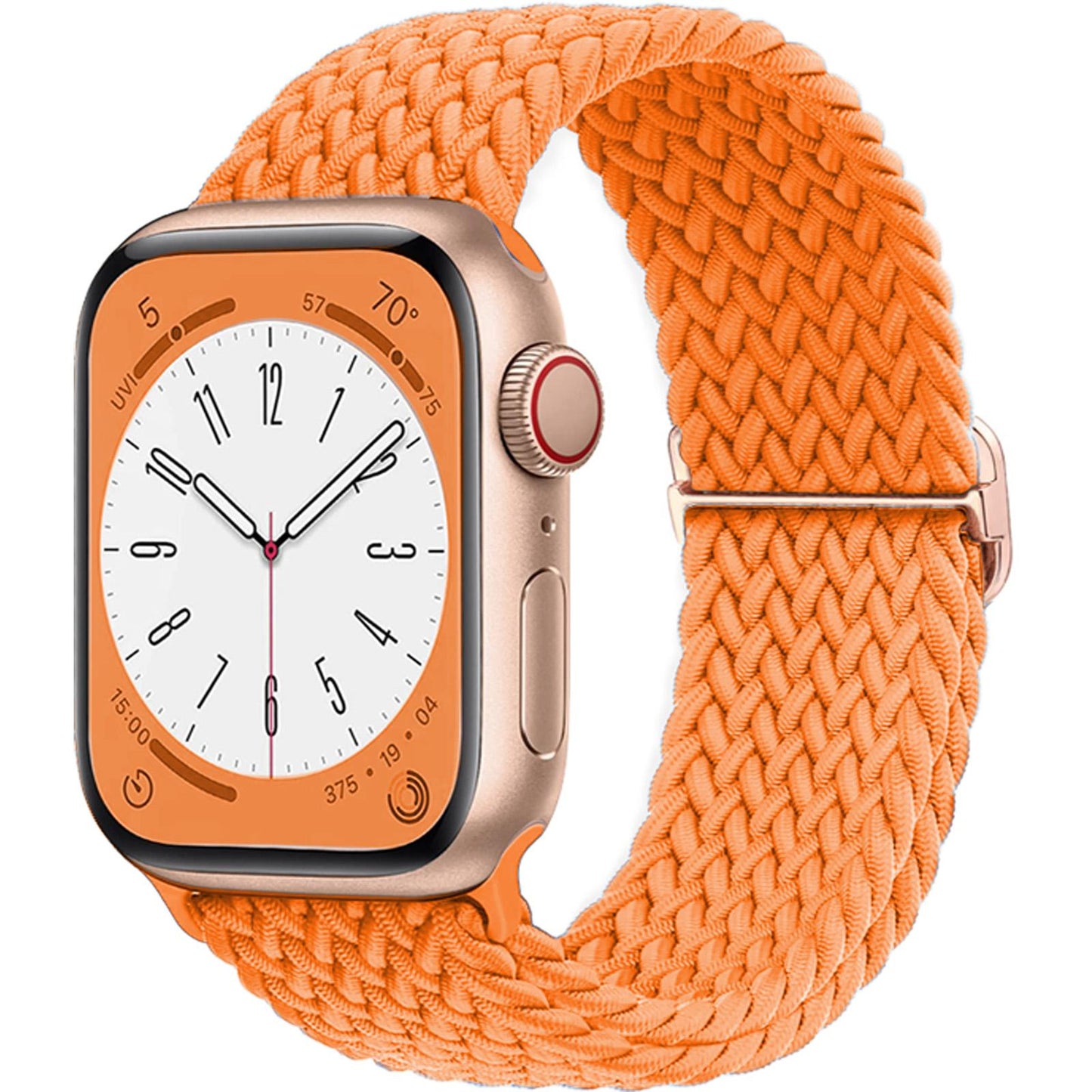 Braided Solo Loop For Apple watch band 44mm 40mm 49mm 45mm 41mm 38mm Elastic Nylon bracelet iWatch series 8 3 se 6 7 Ultra strap