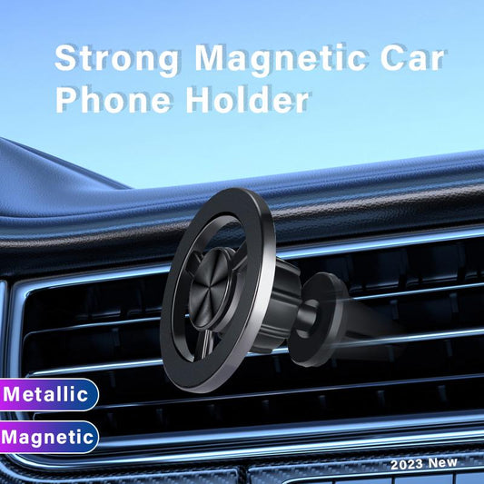 Strong Magnetic Car Cellphone Holder for Magsafe Stand Instrument Panel Magnet Accessories Vent Support for Samsung iPhone 16 15 14 13 12