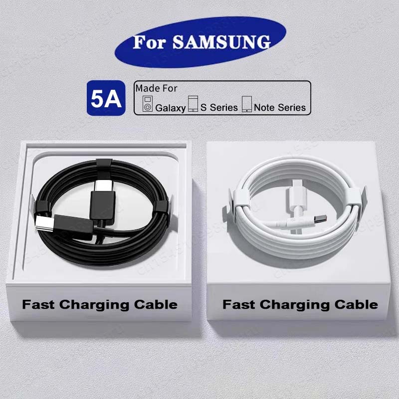 PD 45W USB C Kabel für Samsung Galaxy S20 S21 S22 S23 S24 Ultra Note 10 5G 20 A53 A54 Superschnelles Lade-USB-Typ-C-Datenkabel