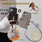 New Hand Bag Wallet Phone Case for iPhone 16 Pro Max 15 14 Plus 13 12 11 with Makeup Mirror Bowknot Leather Chain Lanyard Card Slot Holder Leather Cover