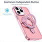 Glitter Shining Case With Magnetic Kickstand For iPone 16 15 14 13 12 11 Pro Max Plus Magsafe Plating Wireless Charging Bling Cover Back Shell Girls