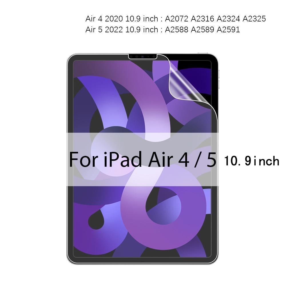 1 Piece Paper-Feel Screen Protector For Ipad Pro 13 12.9 11 2024 M4 Air 4 5 3 10th 9th 8th 7th Generation Mini 6 Matte Matte PET Film, Anti-Glare, 3H Hardness