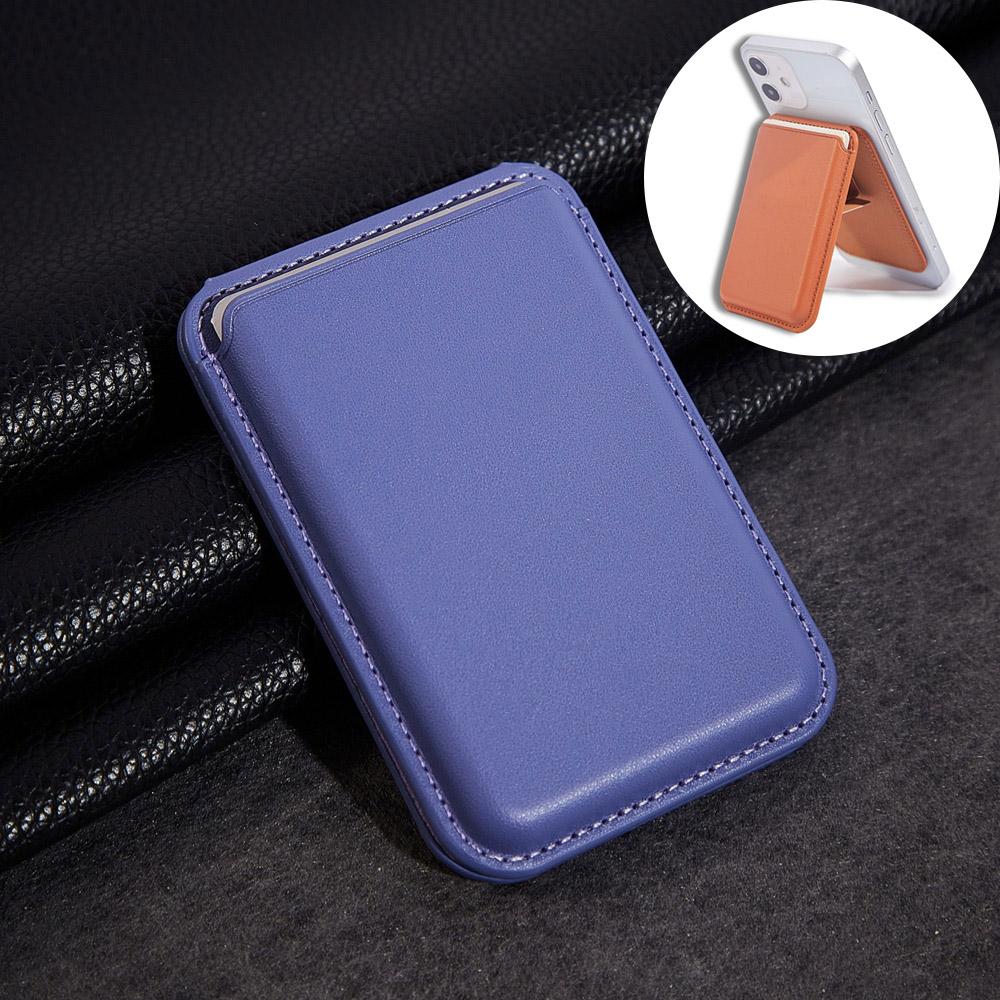 Strong Magnetic Folding Wallet Card Bag Holder Leather Case for Magsafe iPhone 16 15 14 13 Pro Max 12 Mini Plus Magnetic Stand Cover