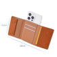 Flip Leather Wallet Case For iPhone 16 15 14 13 12 11 Samsung Strong Magnetic Magsafe Card Holder Wallets Stand Multiple Card Slots