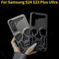 For Samsung S24 Ultra S23 Plus, Thin Skull Matte Hollow Heat Dissipation Case Cooling Soft Back Cover