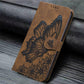 Butterfly Leather Phone Case For iPhone 16 15 14 13 12 11 Plus ProMax Wallet Bags Flip Cover