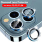 Ring Diamond Lens Protector Flim For iPhone 16 15 14 13 12 11 Glitter Lens Camera Cover