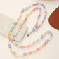 New Necklace Phone Lanyard With Slot Card 120CM Colorful Crossbody Cellphone Strap Chain For iPhone Samsung Accessories