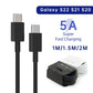 PD 45W USB C Kabel für Samsung Galaxy S20 S21 S22 S23 S24 Ultra Note 10 5G 20 A53 A54 Superschnelles Lade-USB-Typ-C-Datenkabel