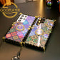 Luxury Glitter Retro Flower Pattern TPU Shockproof Phone Cover with Ring Kickstand Lanyard For iPhone 16 15 14 13 12 11 Pro Max XS XSMax XR Fashion Geometric Square Soft Phone Case