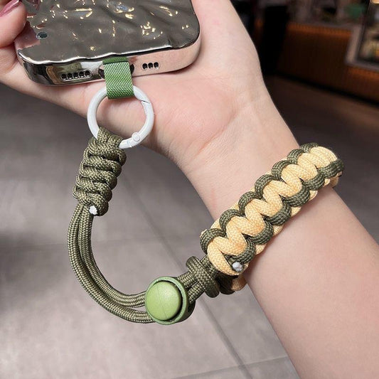 Mobile Phone Lanyard Short Wrist with Adjustable Woven Strap Fashion Outdoor Sports Anti Loss Phone Accessories