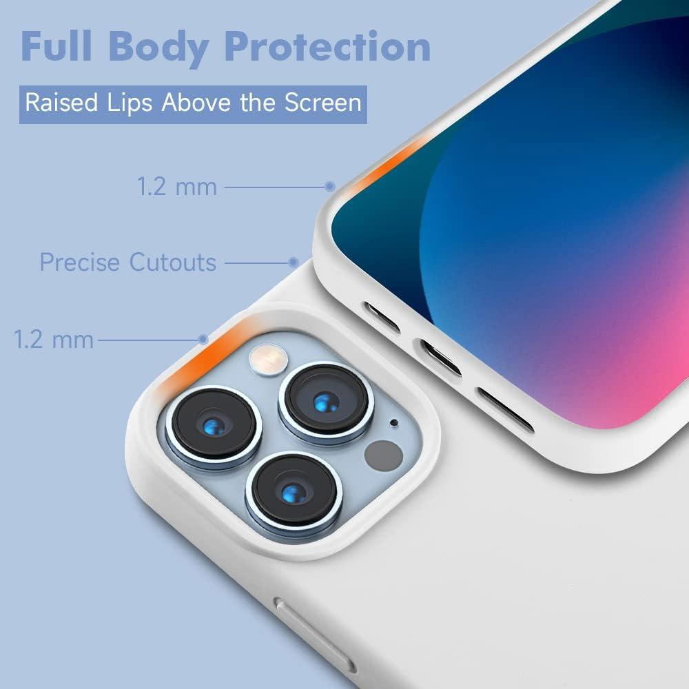 Strong Magnetic Case for iPhone 16 15 14 13 Pro Max, Compatible with MagSafe, Soft Liquid Silicone Shockproof Phone Case with Microfiber Lining