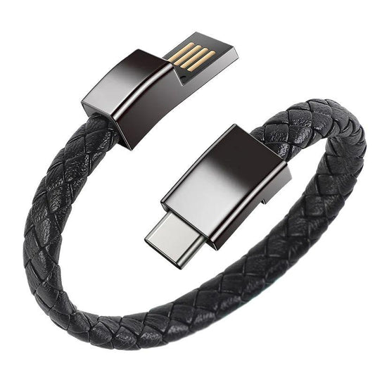 Portable Bracelet Fast Charging Cable Suitable for iPhone 11 12 13 14 Pro Max Samsung Huawei Xiaomi USB Micro Type-c Data Line