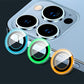 Luminous Camera Lens Protectors Camera Ring Glass For iPhone 16 15 14 13 12 Pro Max Protective Film