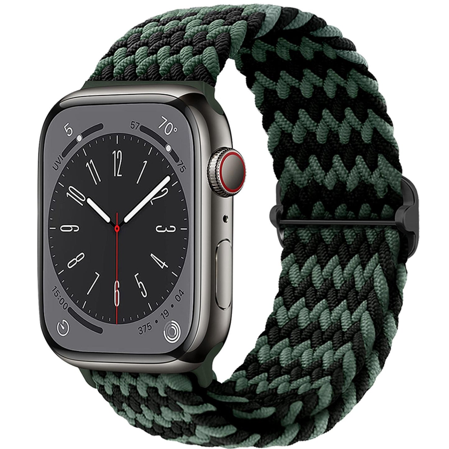 Braided Solo Loop For Apple watch band 44mm 40mm 49mm 45mm 41mm 38mm Elastic Nylon bracelet iWatch series 8 3 se 6 7 Ultra strap