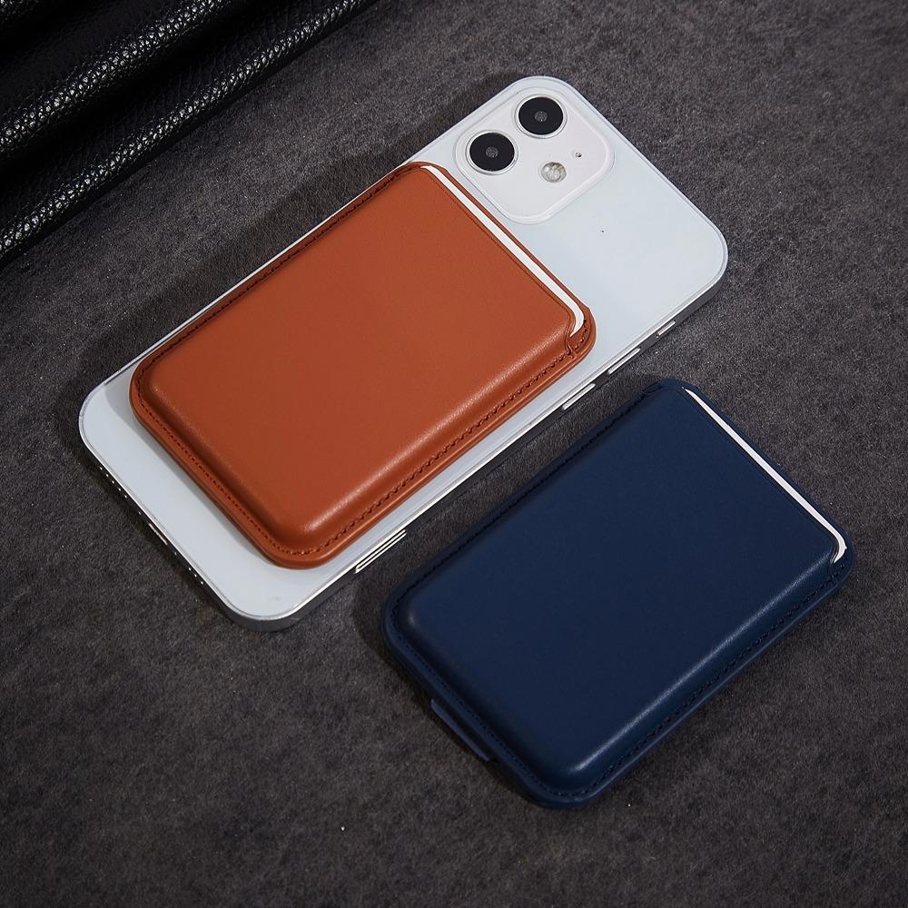 Strong Magnetic Folding Wallet Card Bag Holder Leather Case for Magsafe iPhone 16 15 14 13 Pro Max 12 Mini Plus Magnetic Stand Cover