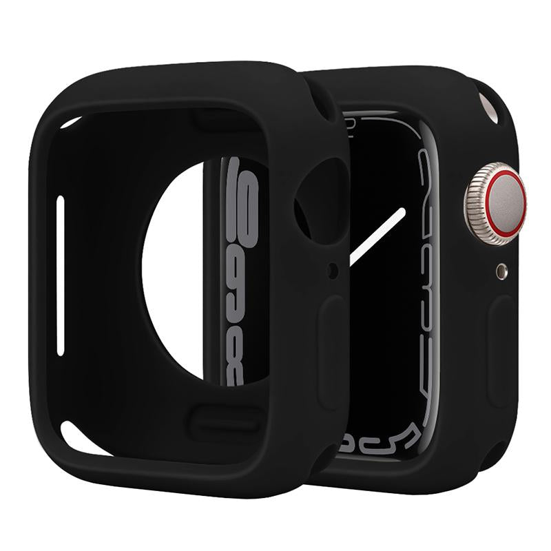 Soft Silicone Case For Apple Watch 8 45mm 7 41mm 44mm 40mm 42mm 38mm Protection Shell Cover For iWatch Series 8 7 6 5 4 3 SE